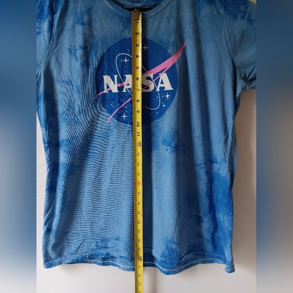 Fifth Sun NASA women's blue tye dye short-sleeve t-shirt size XL - Picture 6 of 9